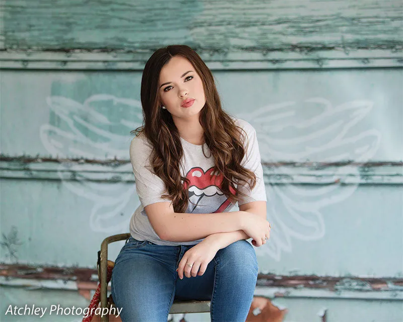 Angel Wings Garage Photography Backdrop