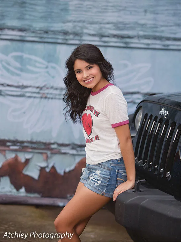 Angel Wings Garage Photography Backdrop