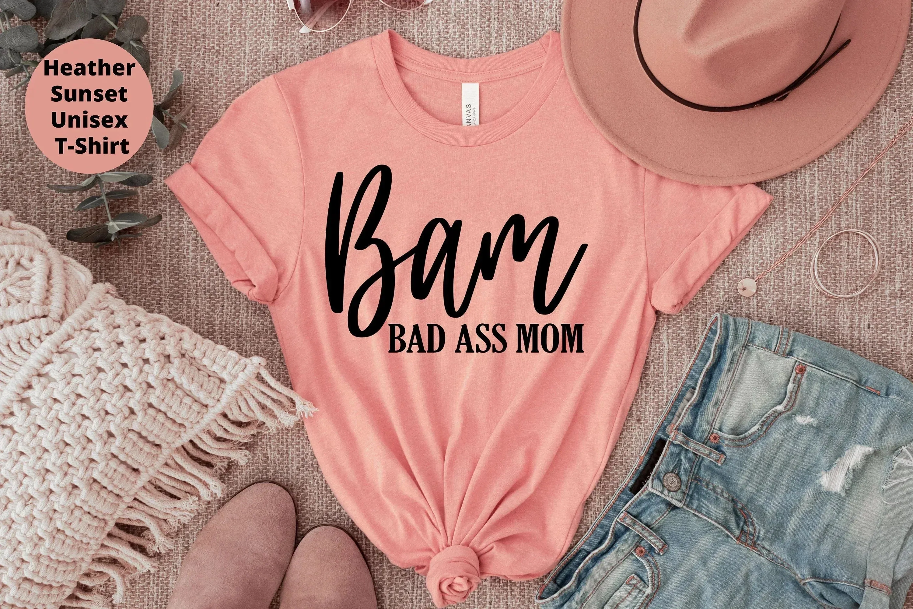 Bad Ass Mom, BAM Shirt, Boss Mom Sweatshirt, Hot Sassy Mom Hoodie, Mother's Day, Mother Shirt, Gift For Mom, Wife Shirt, Hot Mom Summer