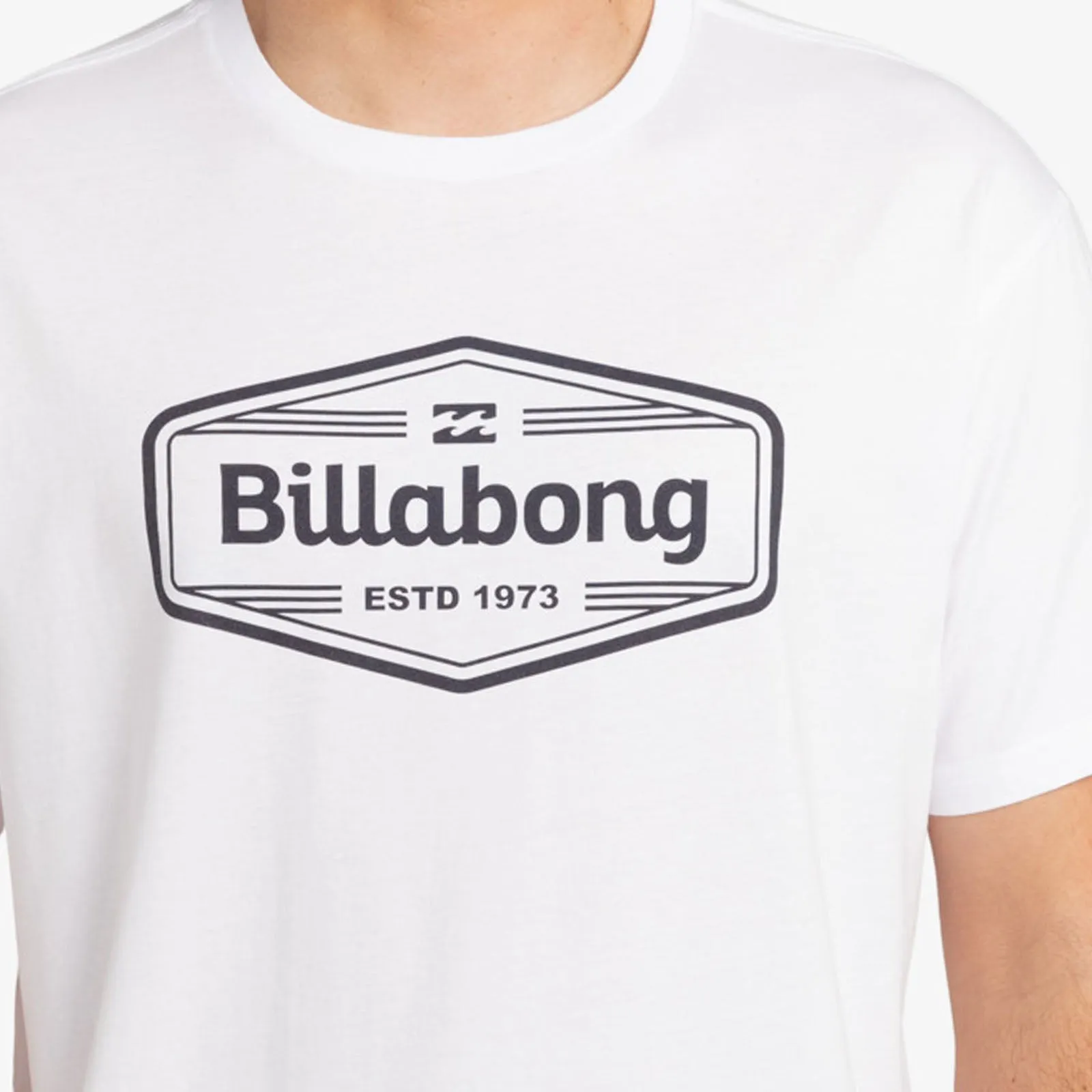 Billabong Mens Trademark Short Sleeve Cotton T-Shirt Top Tee