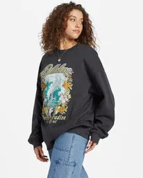 Billabong Ride In Oversized Crewneck Sweatshirt