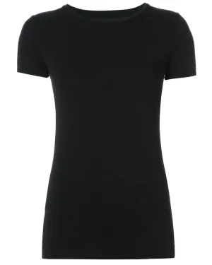 Black Soft Touch Short Sleeve Crew Neck Tee