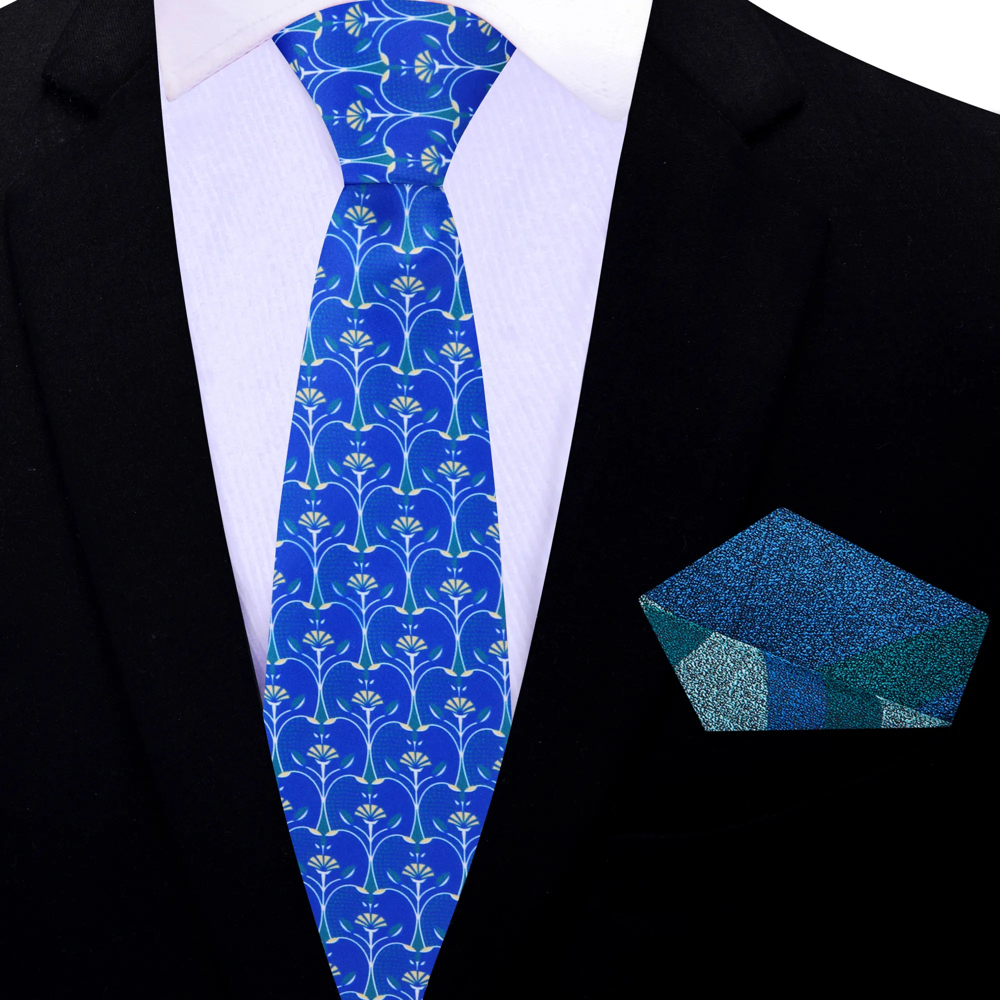 Blue Apple Slice Necktie