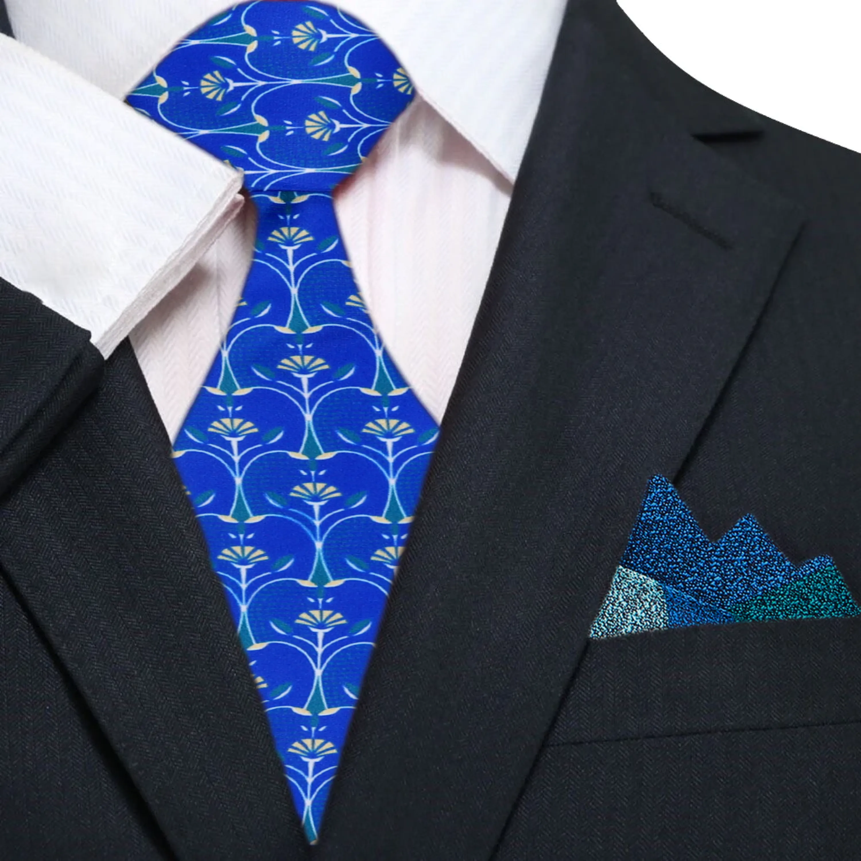 Blue Apple Slice Necktie