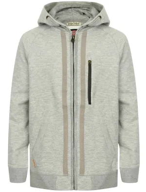 Boys K-Atlanta Cove Zip Through Hoodie in Light Grey Marl - Tokyo Laundry Kids