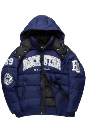 Bronx Navy Heavy Puffer Jacket