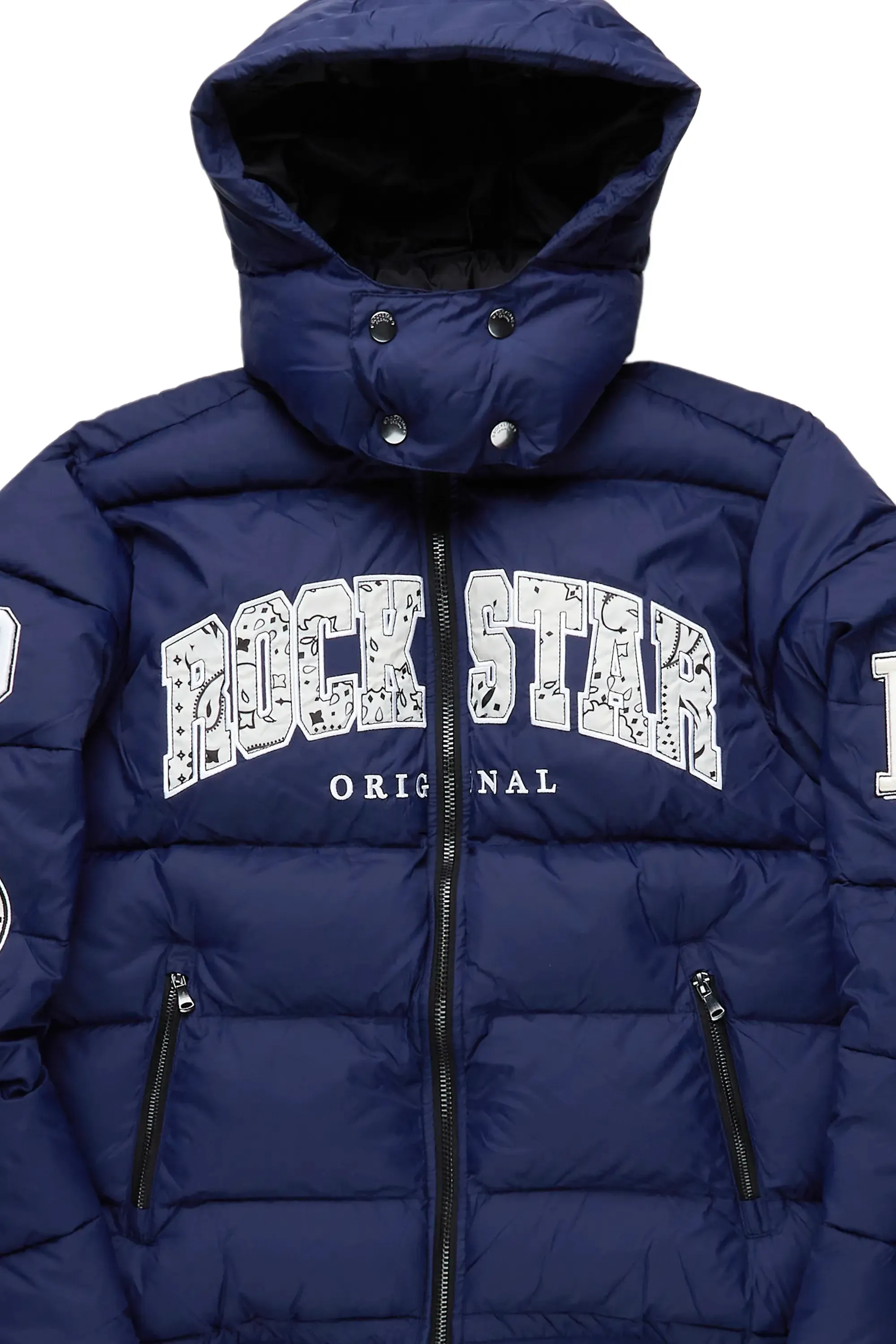 Bronx Navy Heavy Puffer Jacket