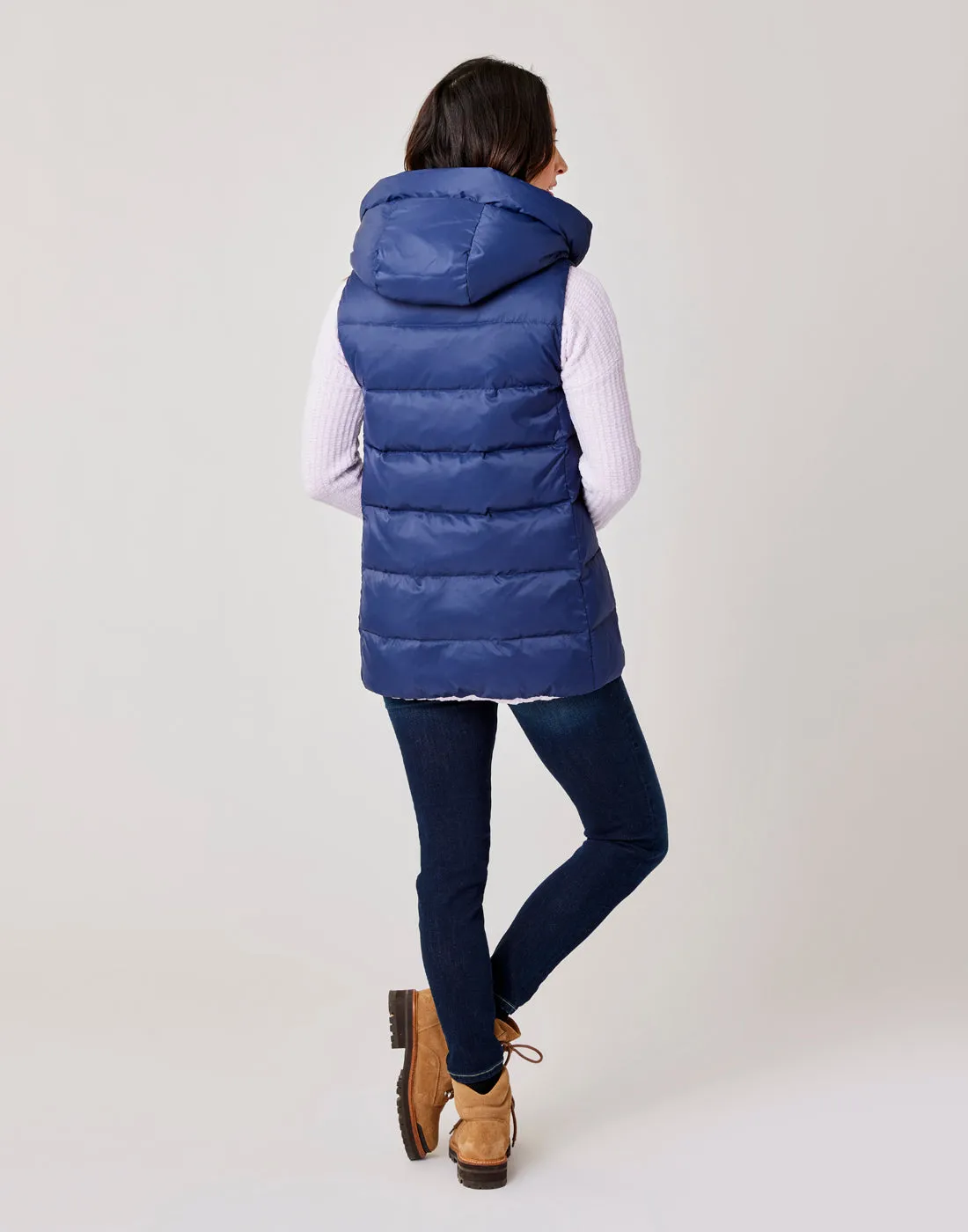 Davos Down Vest: Navy - FINAL SALE