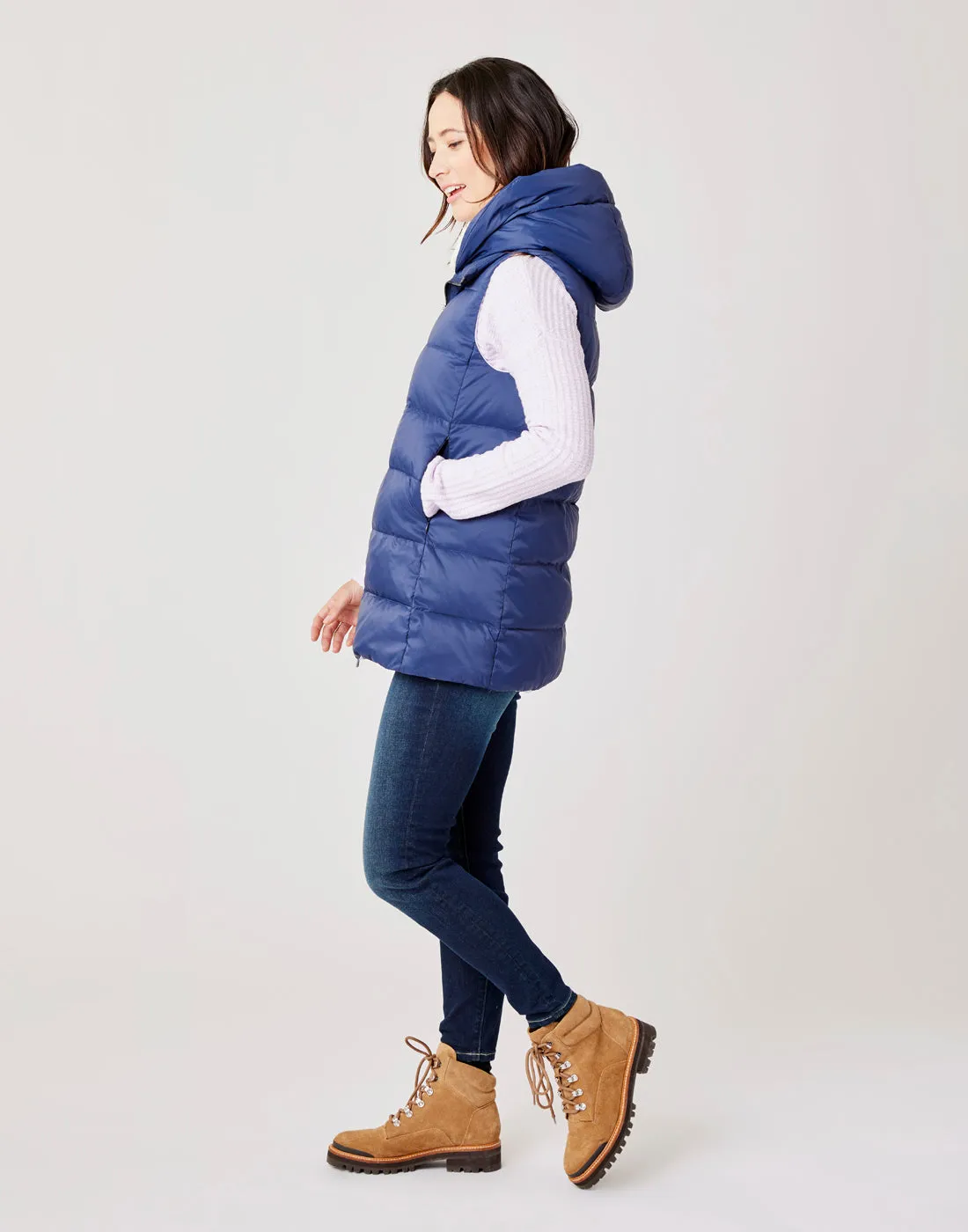 Davos Down Vest: Navy - FINAL SALE