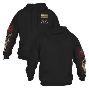 Death Rose Hoodie - Black