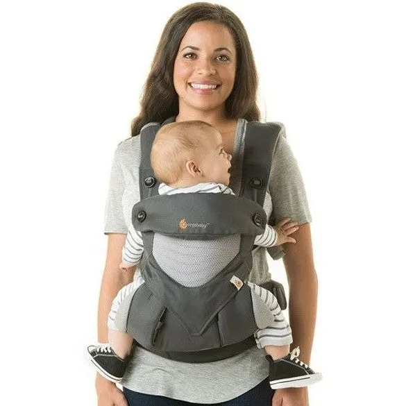 Ergobaby 360 Carrier - Cool Air Carbon Grey