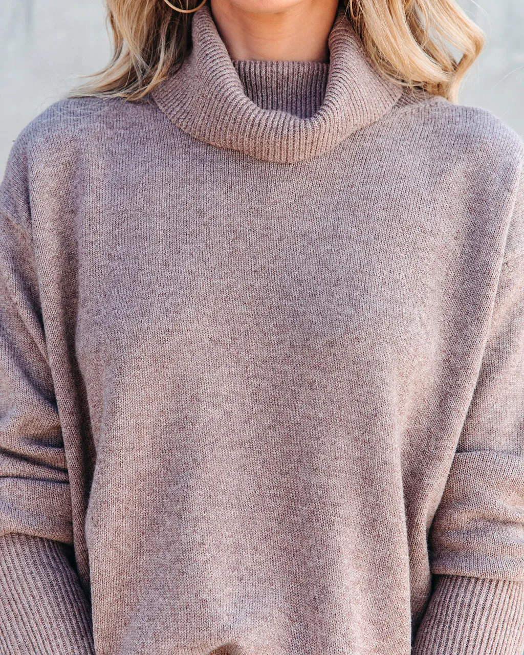 Faith Turtleneck Knit Sweater