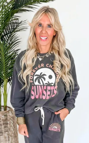 Forever Chasing Sunsets Sweatshirt | Comfort Colors*