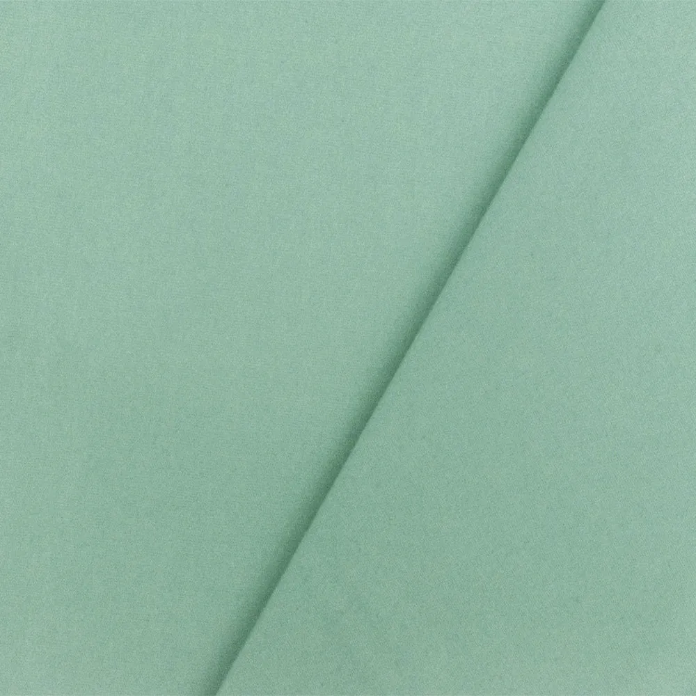 Frost Winter Green Solid Stretch Cotton Blend Broadcloth Woven Fabric