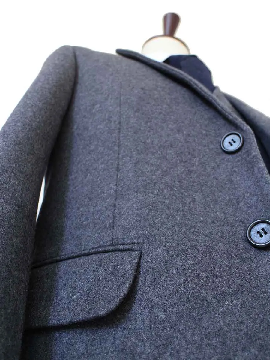 GREY TWILL TWEED 2 PIECE SUIT