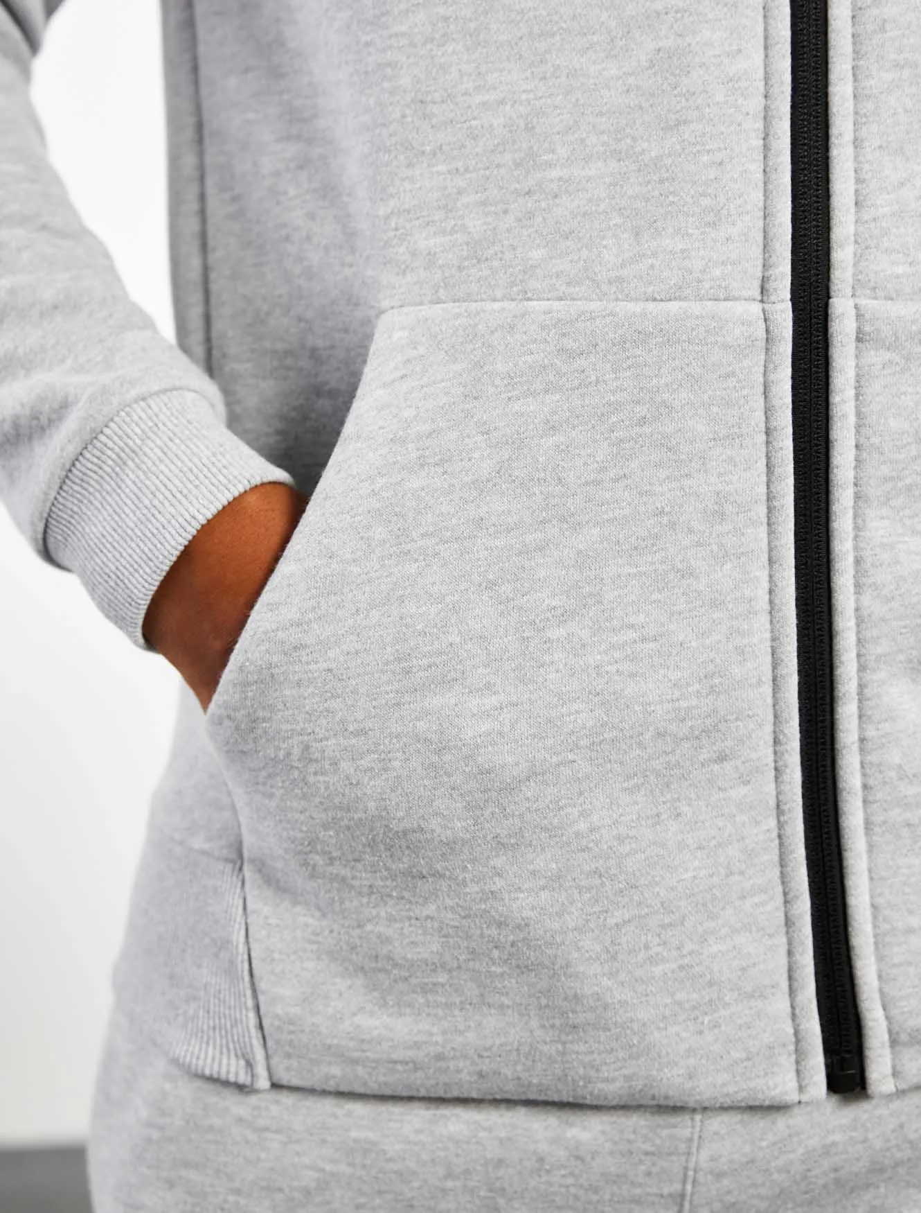 Icon Tapered Jacket - Heather Grey