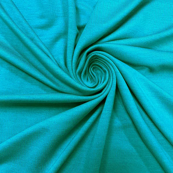 Jade Solid Rayon Spandex Jersey Knit Fabric