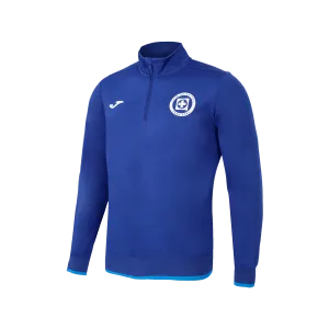 JOMA CRUZ AZUL 1/4 ZIP TRAINING TRACK JACKET-ROYAL