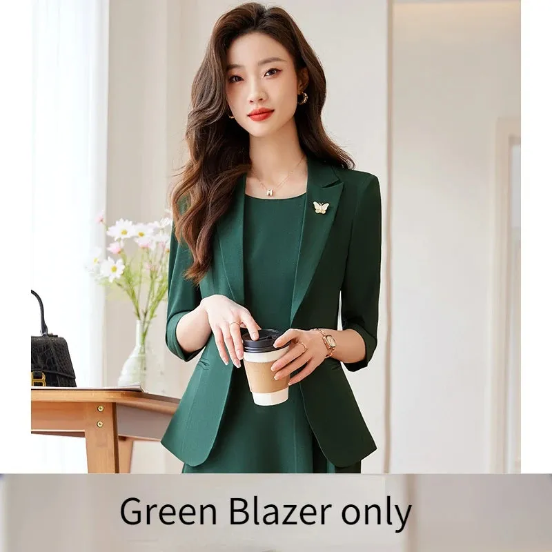 Joskaa hoco dresses Elegant Professional Women Suit Fashionable Minimalist Style to Show the Workplace Style Dress with Blazer New in Matching Sets