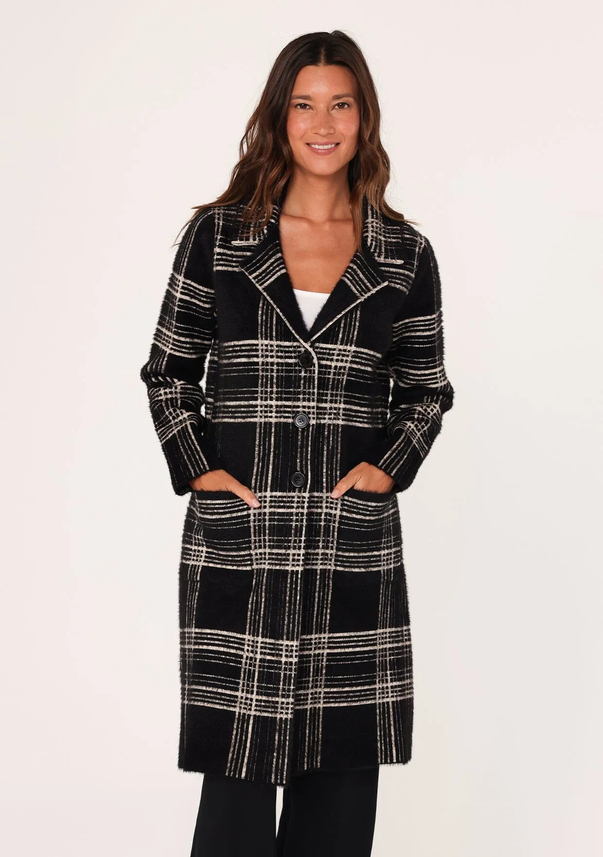 Kingston Plaid Coatigan