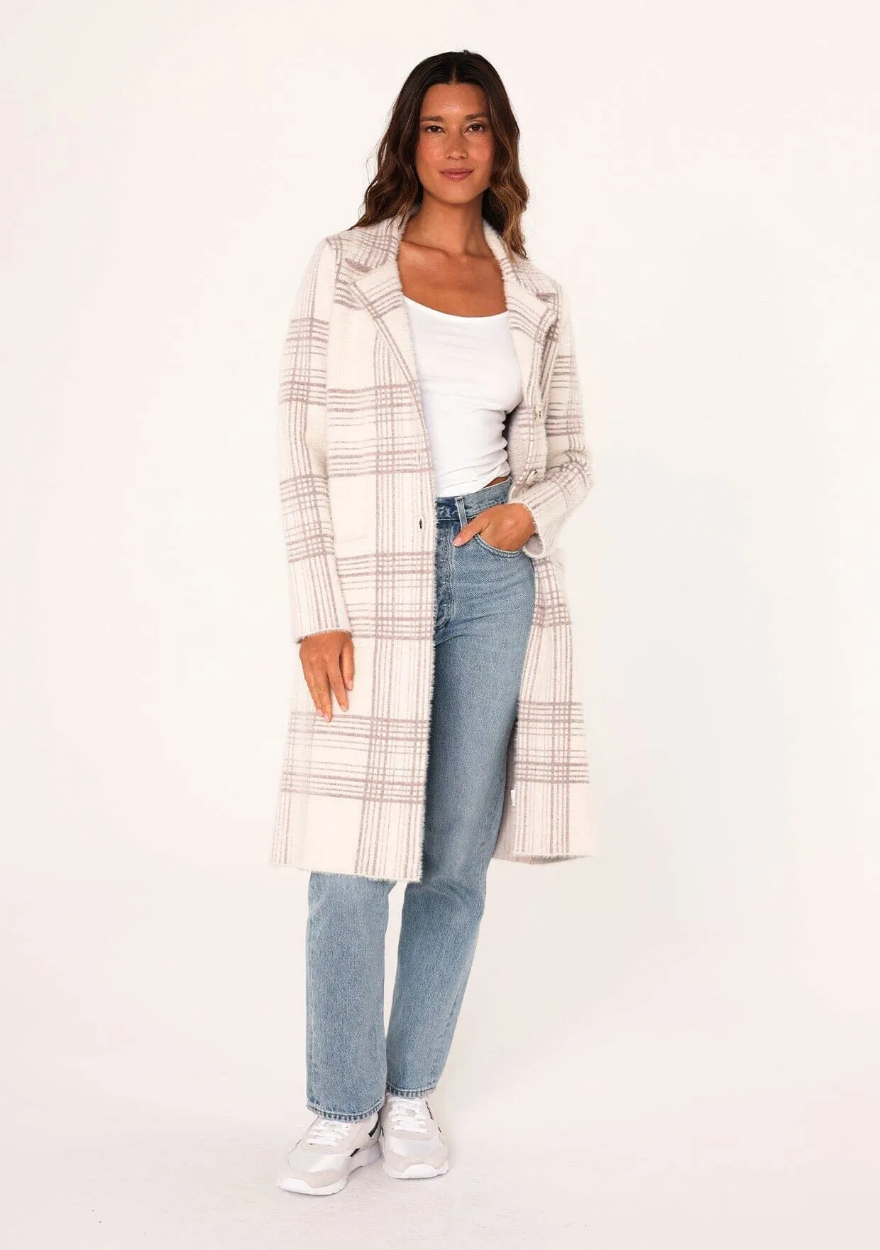 Kingston Plaid Coatigan