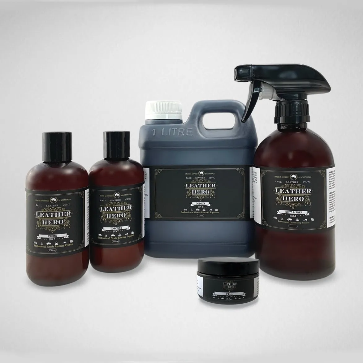 Leather Repair & Recolour Kit - Maroon