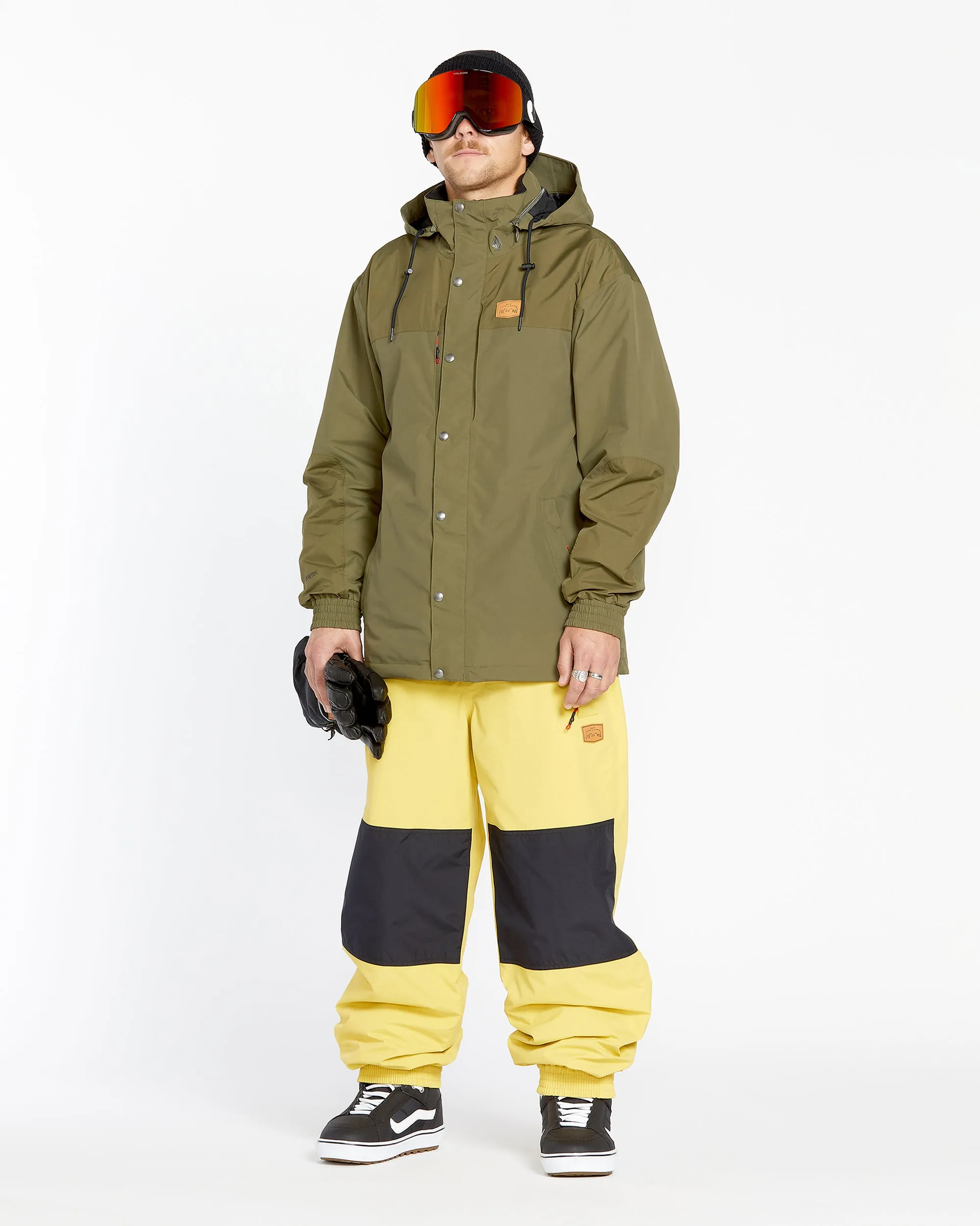 Mens Longo Gore-Tex Pants - Dark Yellow