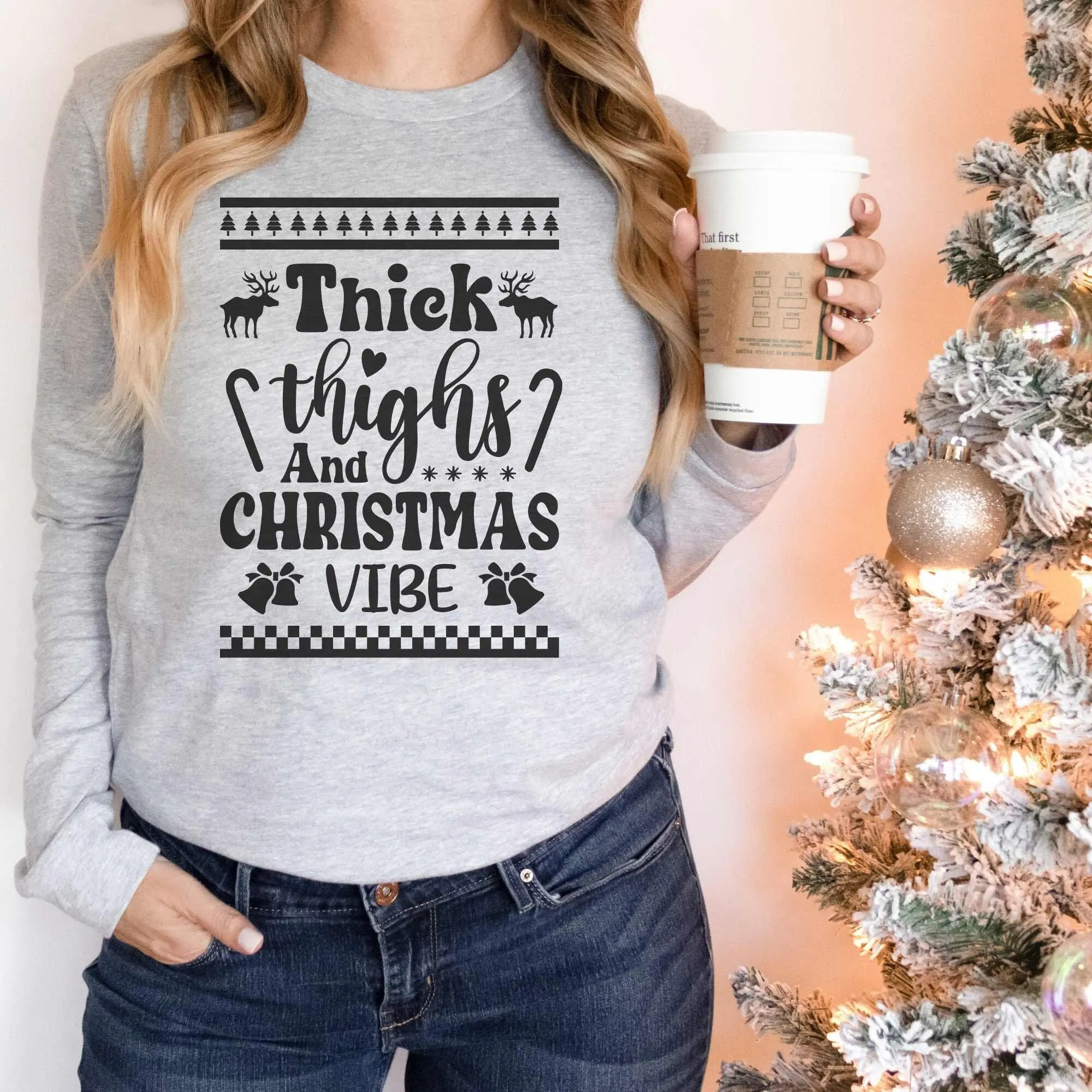 Meow Funny Christmas Sweater