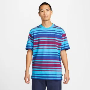 Nike SB Striped Skate T-Shirt Blue