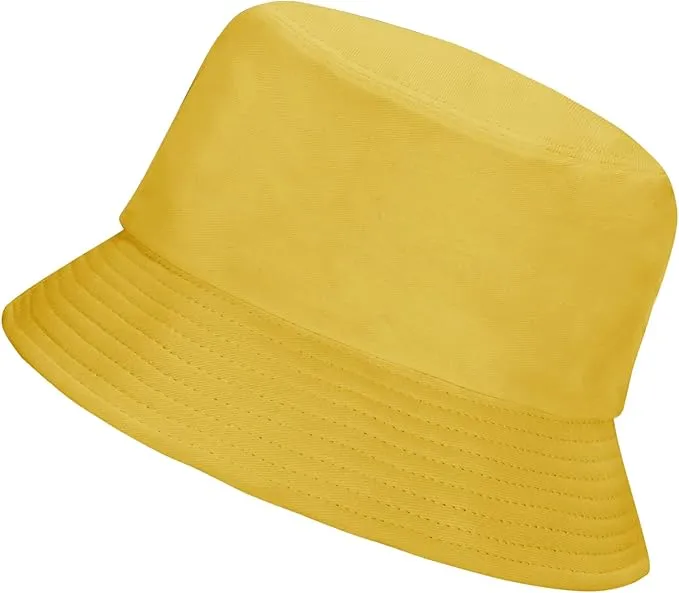 One Size 100% Cotton Bucket Hat