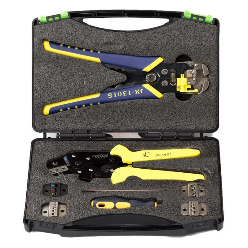 Paron JX-D5301S Multifunctional Ratchet Crimping Tool Wire Strippers Terminals Pliers Kit