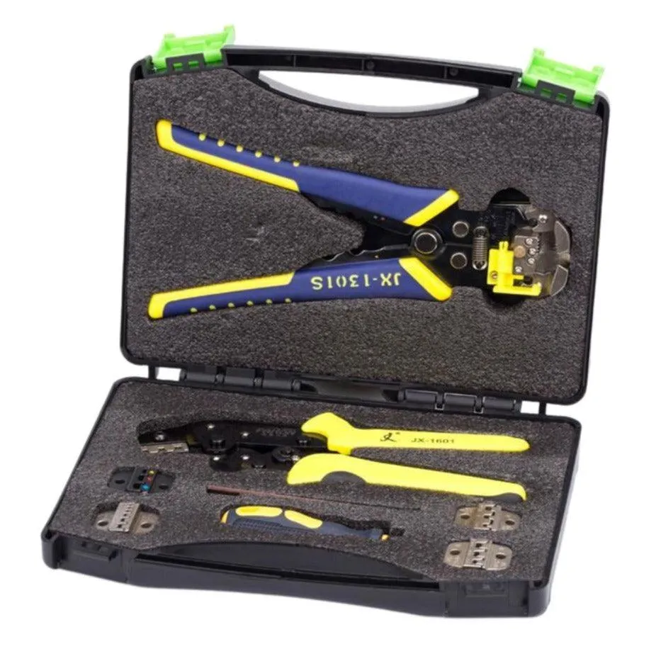 Paron JX-D5301S Multifunctional Ratchet Crimping Tool Wire Strippers Terminals Pliers Kit