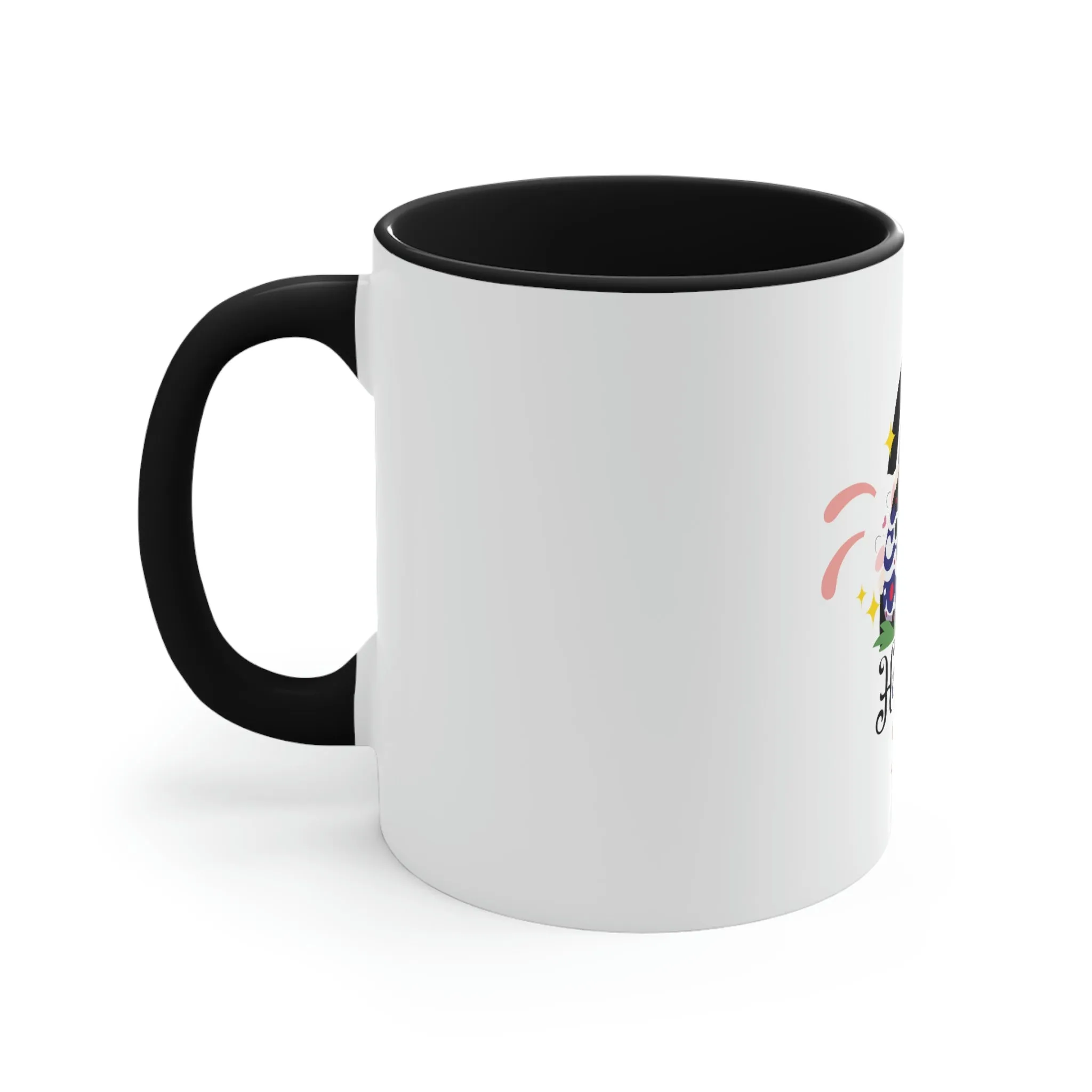 Polyamory Flag Accent Coffee Mug Easter Festival - Happy Easter 2023