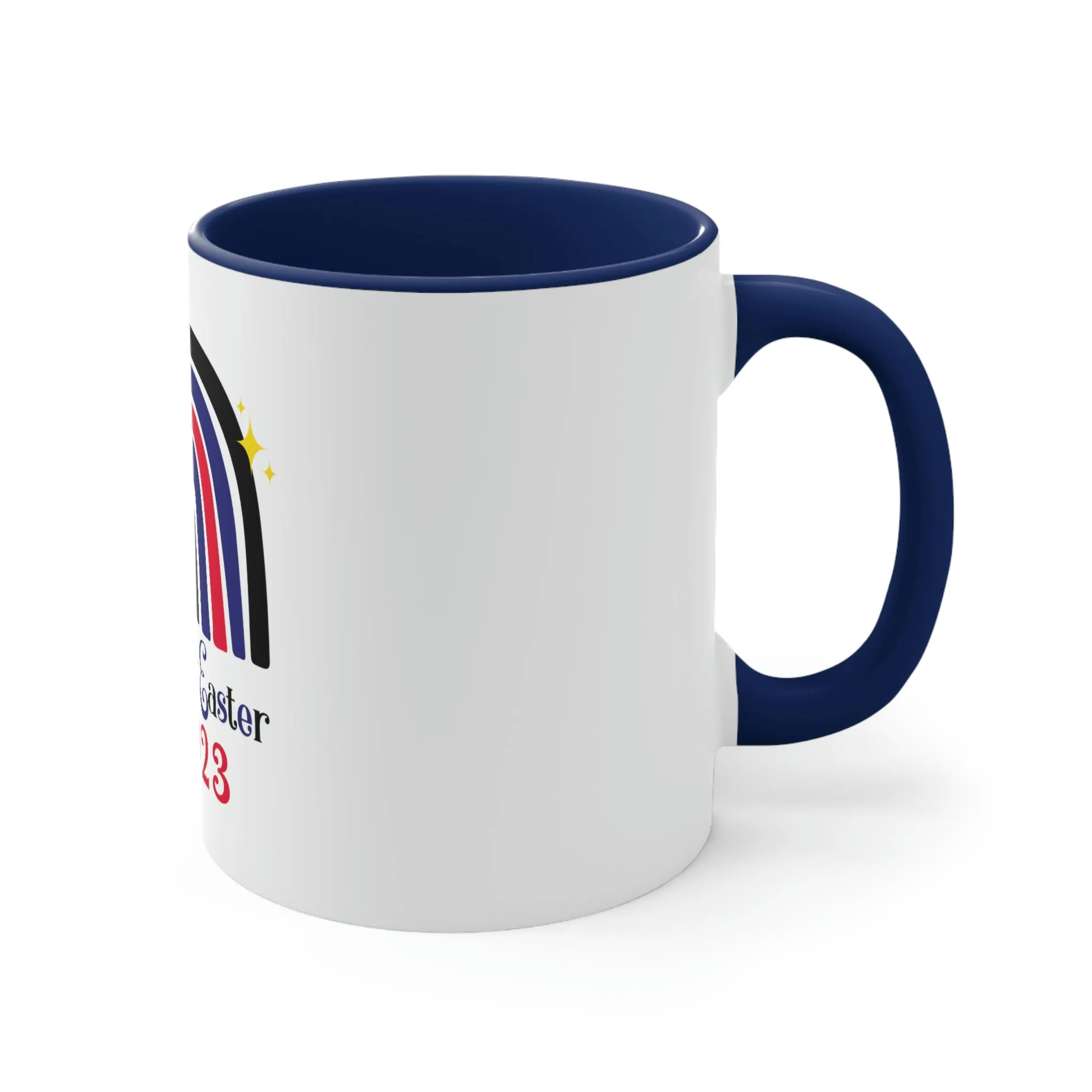 Polyamory Flag Accent Coffee Mug Easter Festival - Happy Easter 2023