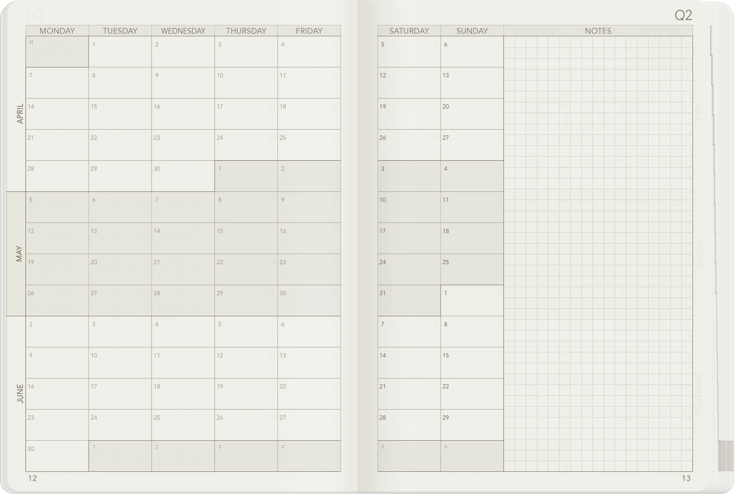 PRE-ORDER | 2025 B6 Weekly Planner | 52gsm Tomoe River Paper | All-in-One | Unstacked Weekends