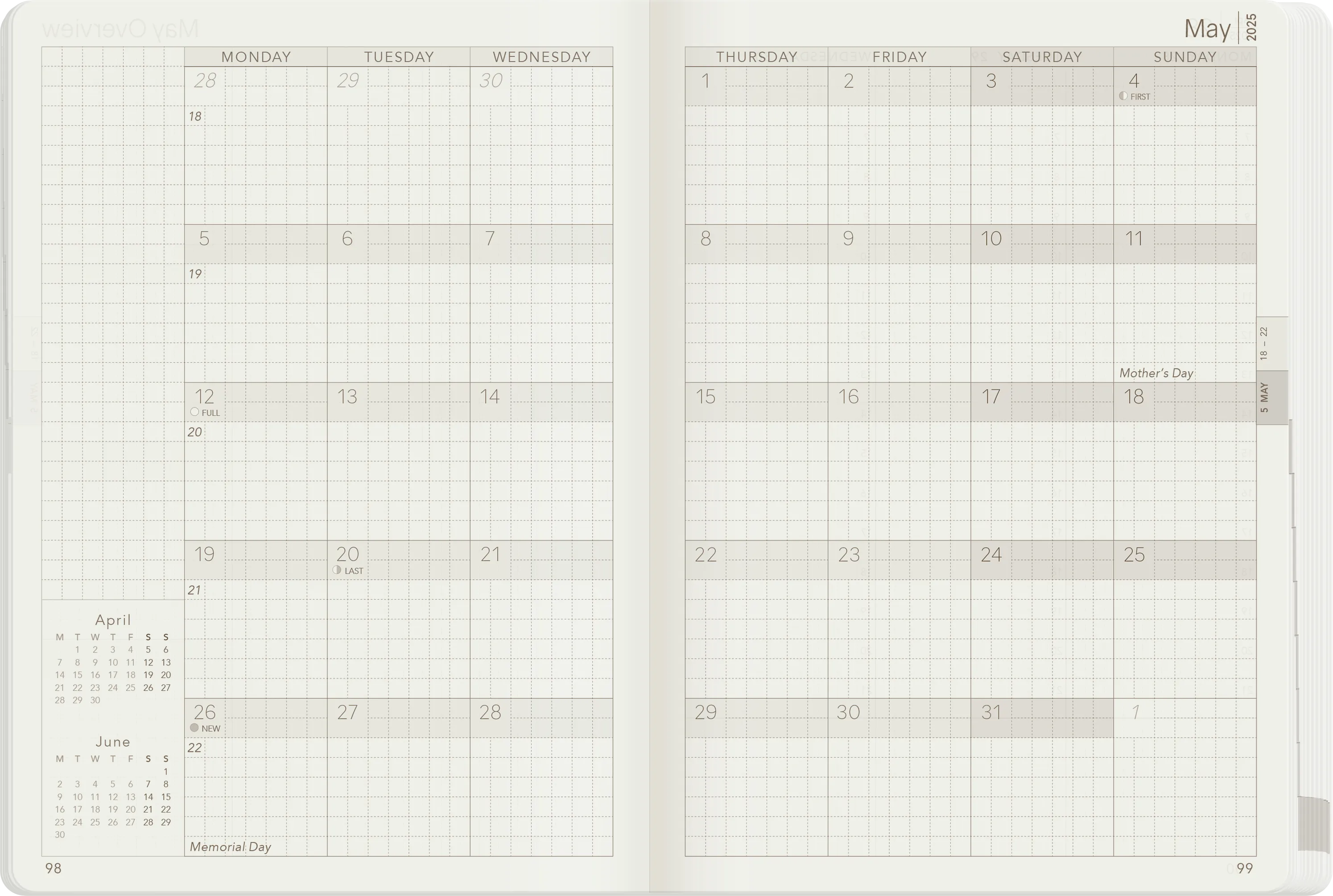 PRE-ORDER | 2025 B6 Weekly Planner | 52gsm Tomoe River Paper | All-in-One | Unstacked Weekends