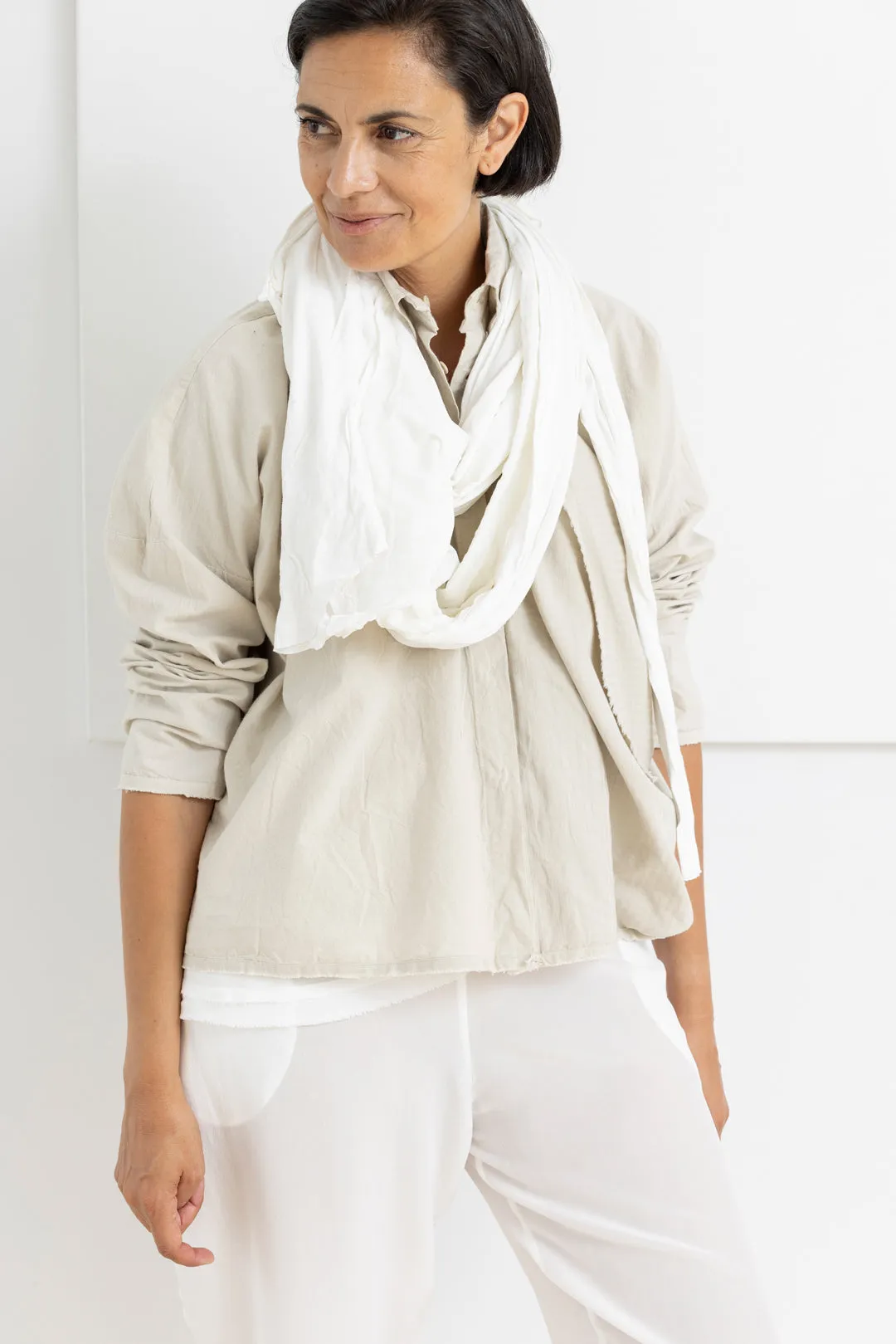 RUNDHOLZ DIP SCARF COTTON