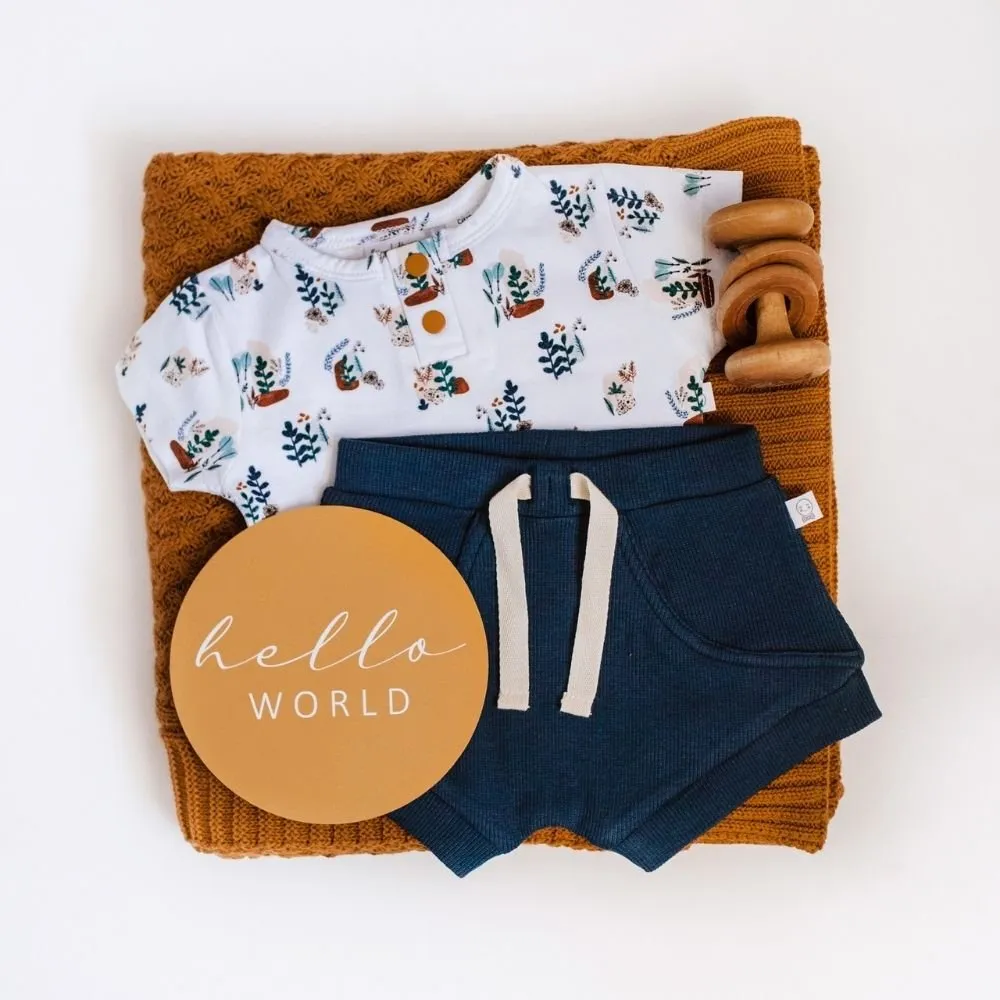 Snuggle Hunny Kids Short-Sleeved Bodysuit