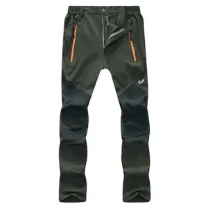 Spring Summer Unisex Outdoor Thin Elastic Stretch Pants Casual Waterproof Breathable Trousers