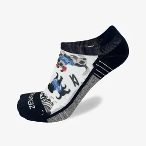 Sweater Dogs Running Socks (No Show)