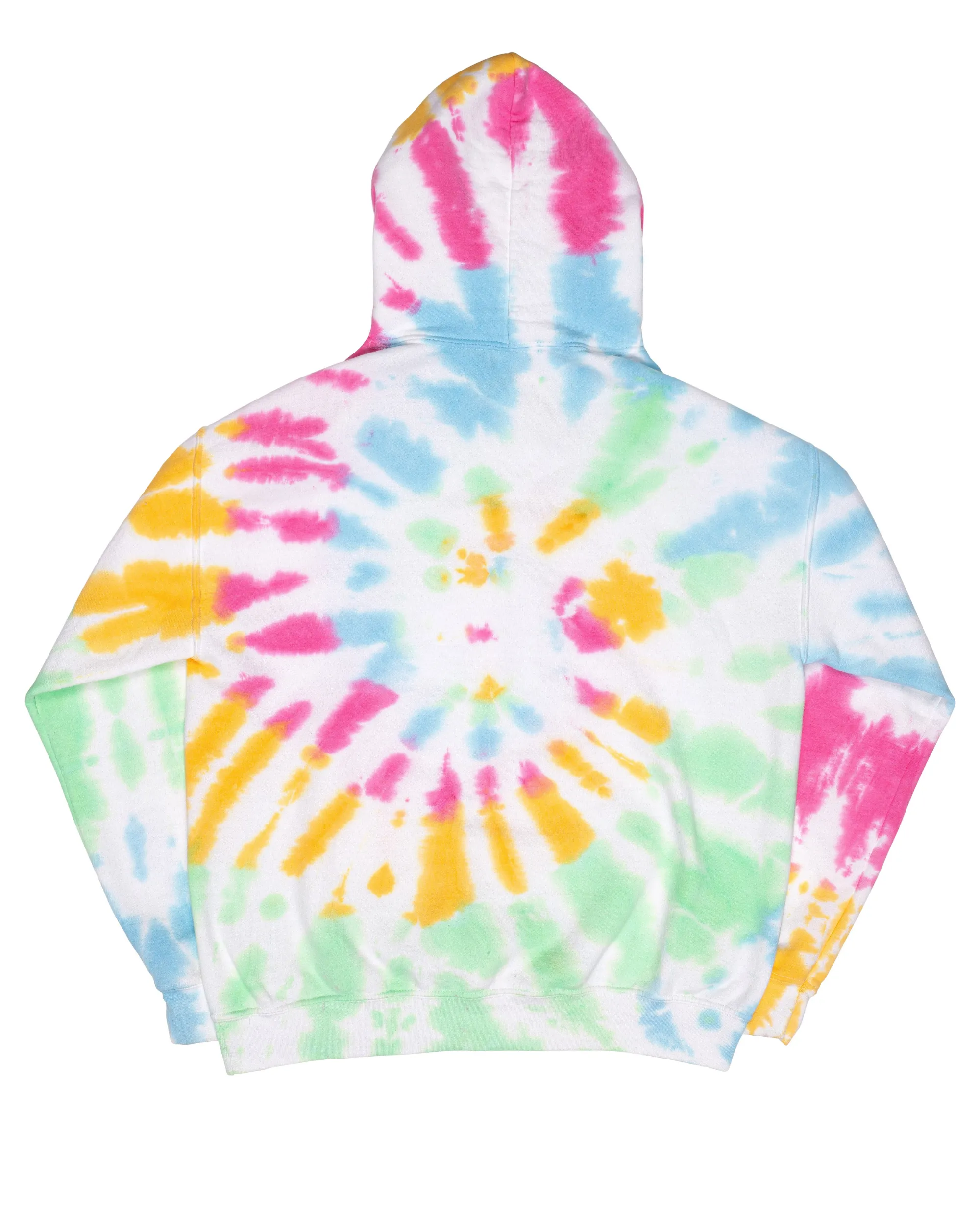 Tie Dye Essential Fleece Hoodie - Devine Spiral