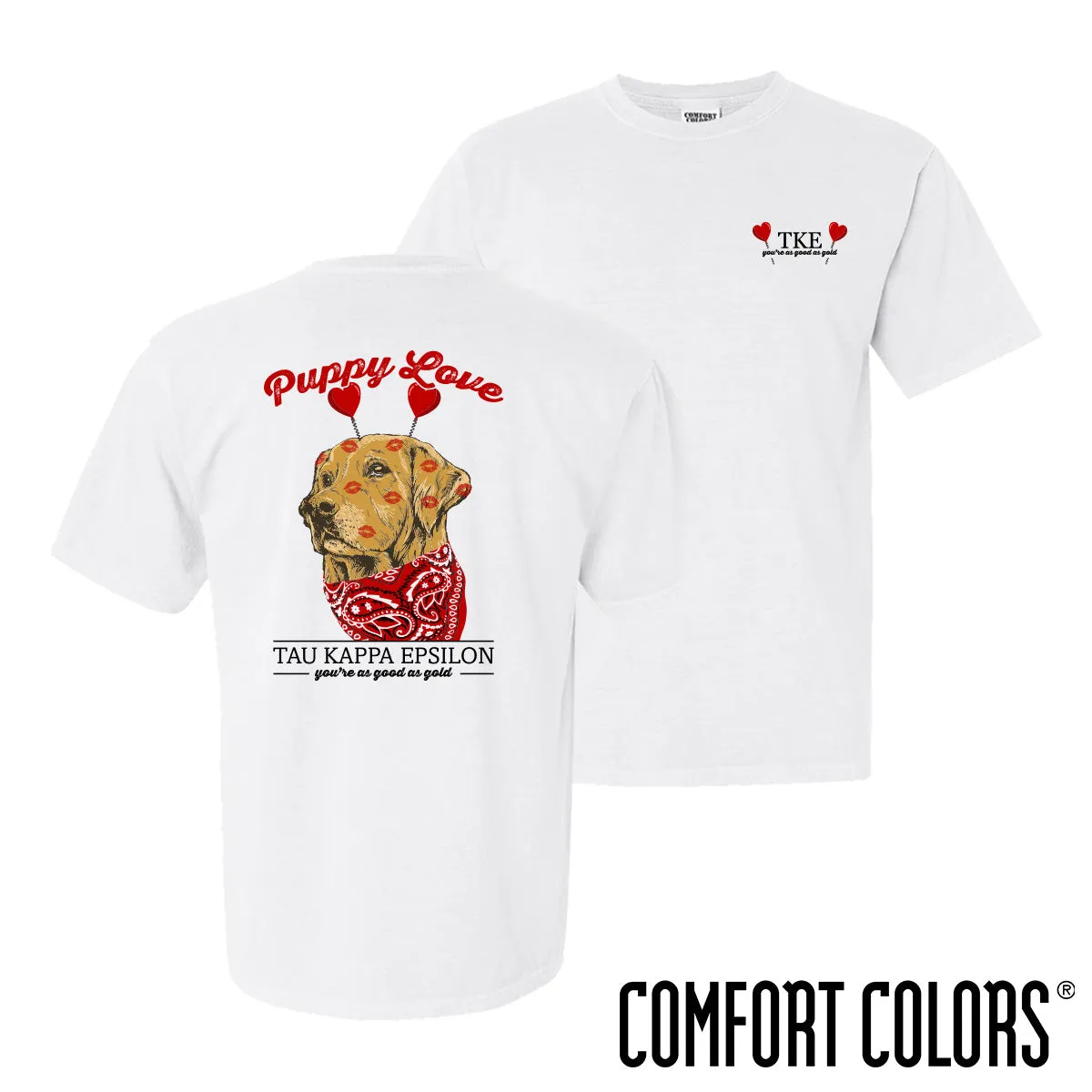 TKE Comfort Colors Puppy Love Short Sleeve Tee