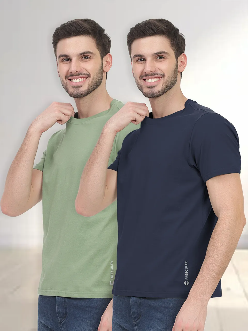 Truly Classic Organic Cotton T-shirts - Pack Of 2