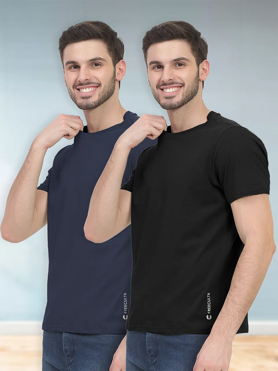 Truly Classic Organic Cotton T-shirts - Pack Of 2