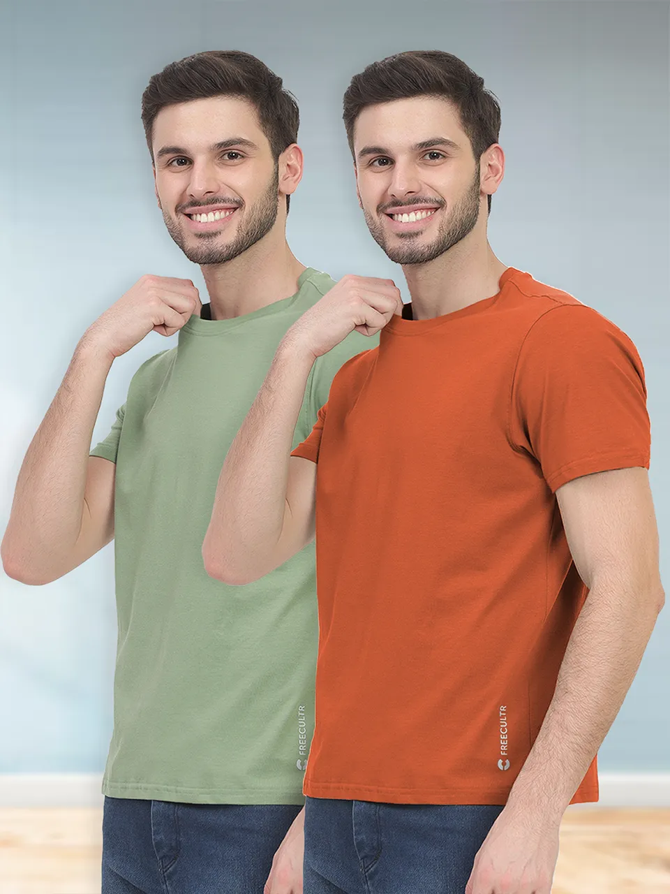 Truly Classic Organic Cotton T-shirts - Pack Of 2