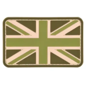 UK Flag Round Patch Multicam